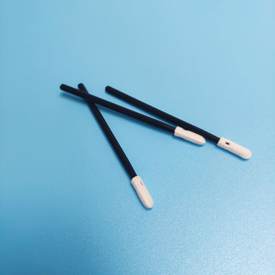 Small round head foam tip swab with 70 mm length for lint free cleaning in small spaces