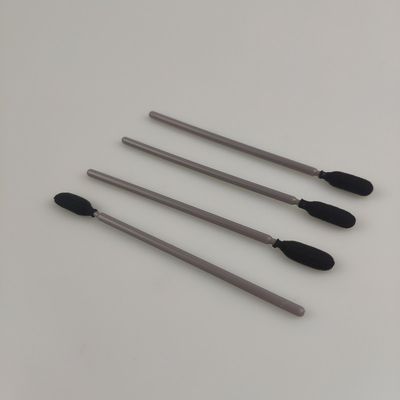 Cleanroom Dust Free Gray Handle Foam Tip Swab With Black Head