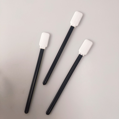 Black Handle Polyester Swabs Micro Mechanical Clean 100PCS 5 Inch
