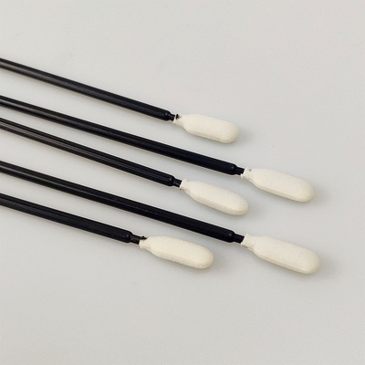 Extended Handle Foam Swab Blue/Green/Black Foam Tip Swab With 165mm Long Handle