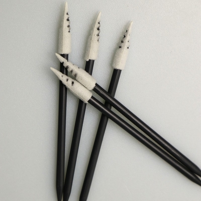 Lint Free Spiral Pointed Foam Tip Swabs Applicators 76mm Length