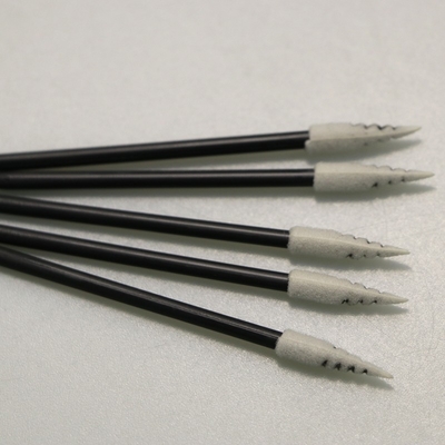 Lint Free Spiral Pointed Foam Tip Swabs Applicators 76mm Length