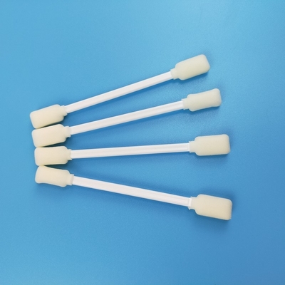 50PCS Rectangle Polypropylene Double  Printhead Heads Foam Tip Cleaning Swabs