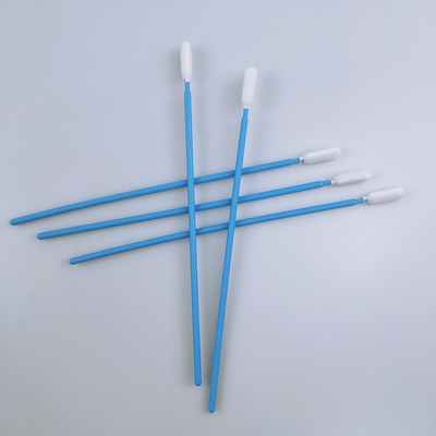 6.5" Open Cell Industrial Long Handle Cleanroom Swab 125mm Long For PCB Cleaning