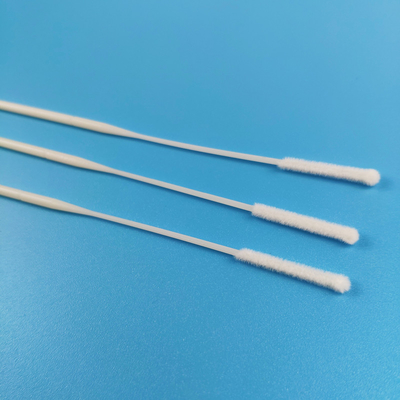 15cm Nylon Flocked Nasal Sample Cdc Nasopharyngeal Swab ABS Stick Sterile