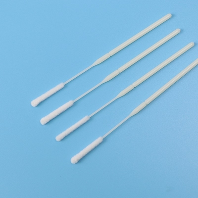 10cm EO Steirle Flocked Nylon Nasal Specimen Collection Swab WIth ABS Stick