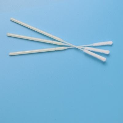 10cm EO Steirle Flocked Nylon Nasal Specimen Collection Swab WIth ABS Stick