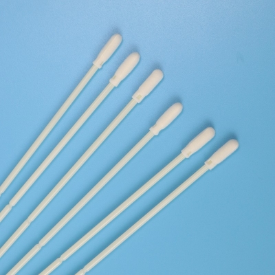 15cm Medical Sterile Foam Tip Oral Sampling Flocked Swab With ABS Stick