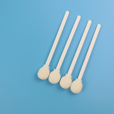 White PP Stick Round Foam Tip TOC Nasopharyngeal  Specimen Collection Swab
