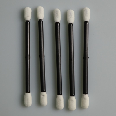 84mm PP Stick Polyurethane Foam Tip Swab With Double Heads