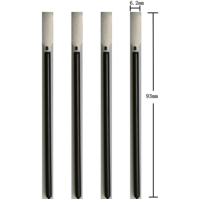 Round Head Cleanroom Foam Swab 93mm Lint Free With Black Handle