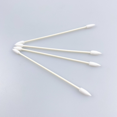 3MM Double Pointy Tipped Swab With Paper Stick Purified Cotton