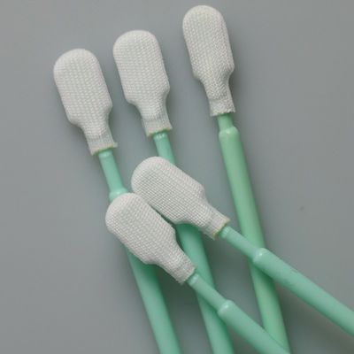 TX761 Cleanroom Polyester Swab with Lint-Free Tip and Durable PP Handle for PCB and Optical Lens Cleaning 6.6 Inch 100pcs