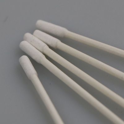 2mm Micro Cylinder Electronics Cleaning Cotton Swab With Double Heads