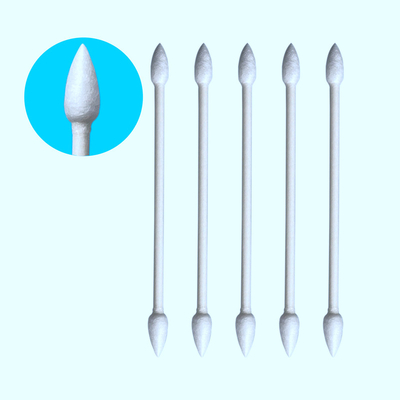 Lint Free Eco Paper Cotton Swab 3 Inch 4.7mm For Cleaning