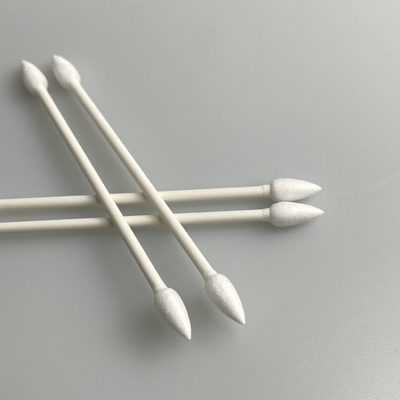 Lint Free Eco Paper Cotton Swab 3 Inch 4.7mm For Cleaning