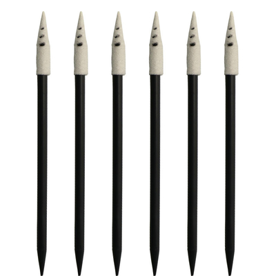 Dust Free Black Pointed Foam Swab For Cleanroom Cleaning