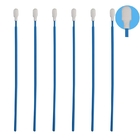 6.5 Inches Lint Free Paddle Dacron Head Polyester Swabs For Cleanroom