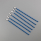 6.5 Inches Lint Free Paddle Dacron Head Polyester Swabs For Cleanroom