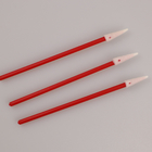 3" Cleanroom  Lint Free Pointed Foam Swab With Red Handle