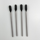 Rigid PP Cleanroom Lint Free Sponge Cleaning Stick Black 3.6"