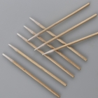 Biodegradable Wooden Stick Mini Pointed Cotton Swab For Industrial Use