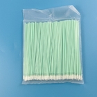 6.4'' Small Polyester Swabs Samples Accepted Double Knitted Dacron Cleaning Stick
