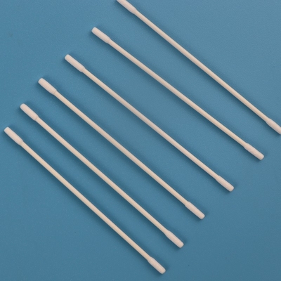 2mm Double Cylinder Head Cotton Bud Swab For E Cigarette Cleaning Eco Friendly