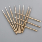 Wooden Stick Micro Pointed Cotton Swab 1mm Lint Free For Cleaning