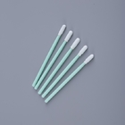 Lab Double Layer Polyester Swab , Clean Room Cotton Swabs Plastic Sticks