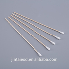 Disposal Wood Long Stick Cotton Swabs , Sterile Medicated Cotton Swabs