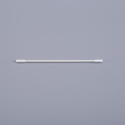 Industrial Cleaning Cotton Bud Swab , Thin Flat Head Long Stick Cotton Swabs