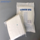 White Polyester Cleaning Cloth Wiper 6'' * 6'' Good Abrasion Resistance