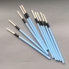 Superfine Cleanser Microfiber Swabs , Long Blue Fiber Optic Cleaning Swabs