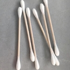 Disposable Wooden 100pcs Bamboo Cotton Buds Swab