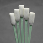 Steam Autoclavable Industrial Foam Swabs 125mm With Polystyrene Handle