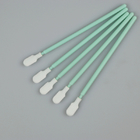 Cleanroom Disposable 102mm Length Industrial Double Layer Polyester Cleaning Swab Sticks