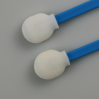 Lollipop Round Sponge Head Disposable Lint Free Swabs Blue Stick