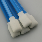 Highly Absorbent Foam Swabs For Solvent Cleaning Paddle Head Blue Handle