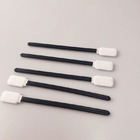 Cleaning Black Handle Double Layers Polyester Swabs 100pcs/Bag