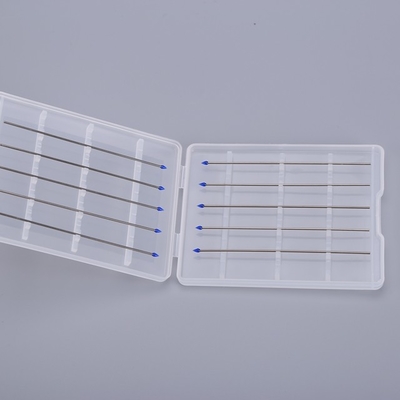 70mm Metal Stick Blue Pointed Adhesive Silicone Q Tip