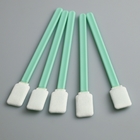PP Stick Knitted Rectangle Spun Polyester Swab For TOC Specimen Collection
