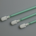 165mm Long Handle Cleanroom Polyester Swab For Industrial Cleaning