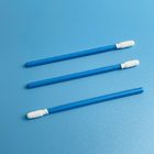 Microfiber Cleaning Polyester Swabs Round Head With PP Stick 100PCS