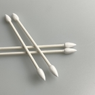Lint Free Eco Paper Cotton Swab 3 Inch 4.7mm For Cleaning