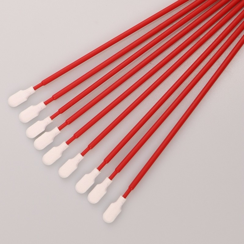 165mm Long Handle Cleanroom Polyester Tip Swab For PCB Cleaning