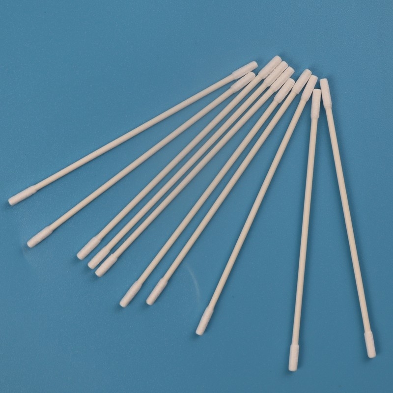 2mm Double Cylinder Head Cotton Bud Swab For E Cigarette Cleaning Eco Friendly