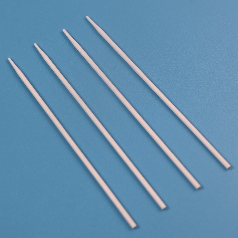 Biodegradable Paper Stick 1mm Industrial Cotton Bud Swab Mini Pointed Head