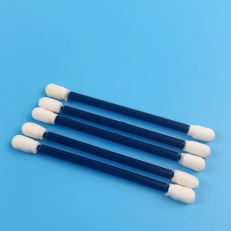 12pcs/bag PU Foam Swab With Black Handle Professional Cleaning Tool