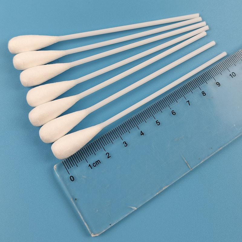 10mm Big Round Head Qtips Cotton Bud Biodegradable Makeup Removing Applicator Cotton Swab